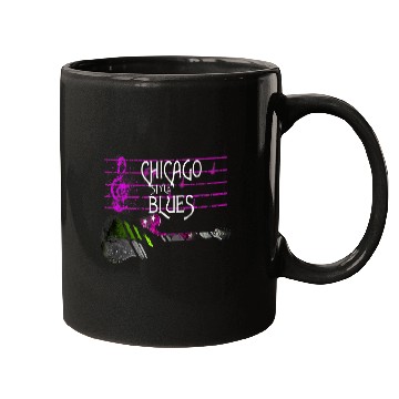Discover Funny Guitar Chicago Style Blues Guitarist Mugs
