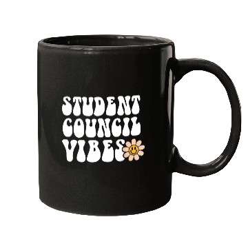 Discover Groovy Student Council Vibes School Student Teacher 1 Mugs