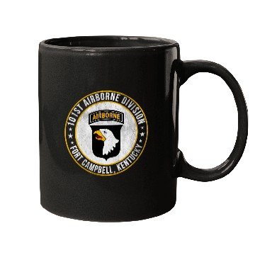 Discover 101st Airborne Division Fort Campbell Kentucky Emblem Mugs
