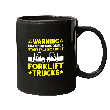 Discover Forklift Driver Start Talking Forklift Operator 3 Mugs