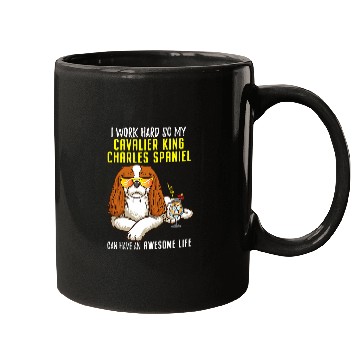 Discover Cavalier Pet Funny Cavalier King Charles Spaniel Ruby Gifts Mugs