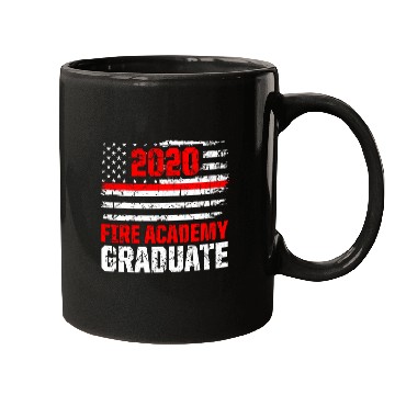Discover Academy Student Fireman Graduation Mugs