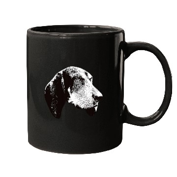 Discover Coonhound Pet Bluetick Coonhound Face Mugs