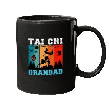 Discover Tai Chi Grandad Funny Tai Chi Beginners Slogan Quote Mugs