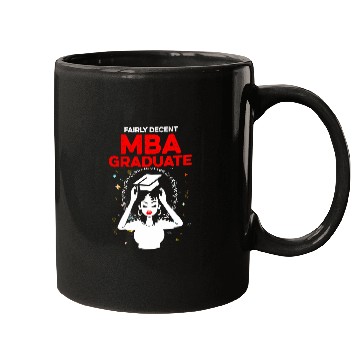 Discover MBA Student Skilled Business Degree Graduation Mugs