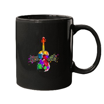 Discover Funny Violin Orchestra Violin Art Mugs
