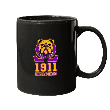 Discover English Bulldog Pet Omega Psi Phi Fraternity Omega Psi Phi Bulldog Mugs