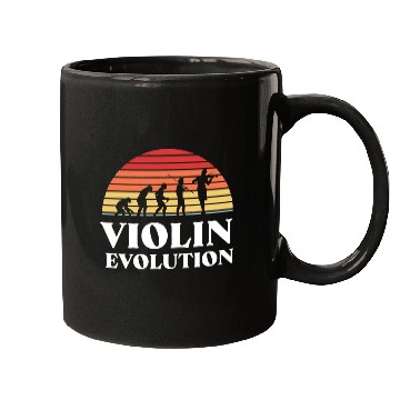 Discover Funny Violin Evolution Violin Violinist Instrument Classical Music Mugs