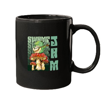 Discover Funny Banjo Frog Swamp Jam Frog Toad Mugs