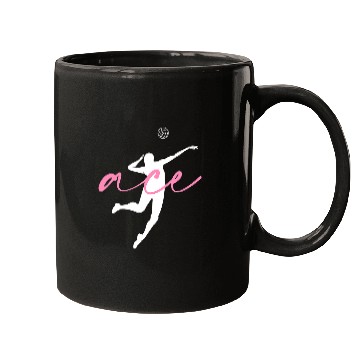 Discover Sport Volleyball Ace Design For Players Who Are Hitters Mugs