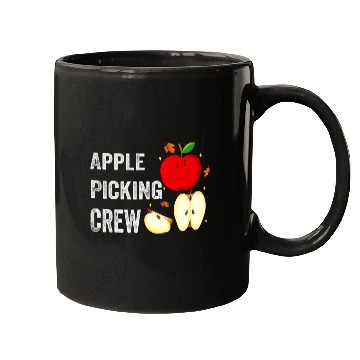 Discover Funny Apple Picking Crew Apple Harvest Outfit Fall Autumn Mugs