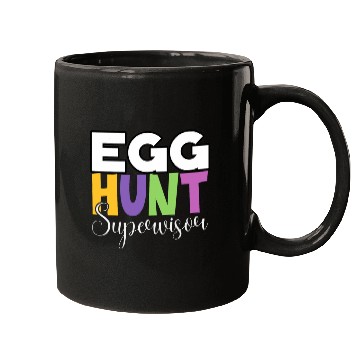 Discover Egg Hunt Supervisor Egg Hunting Party Mom Dad Adult Easter Mugs