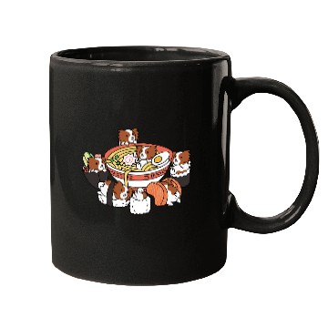 Discover Papillon Pet Ramen Sushi Papillon Mugs