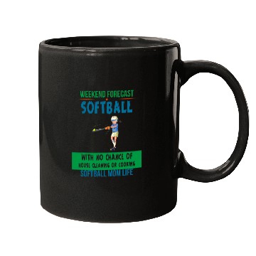 Discover Sport Softball With No Chance Of House Cleaning Or Cooking 1 Mugs