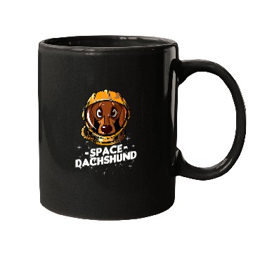 Discover Dachshund Pet I Need Space Funny Dachshund Astronaut Mugs