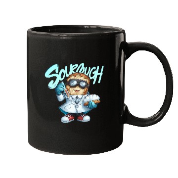 Discover Sourdough Scientist Baker Love Yeast Fermentation 4 Mugs