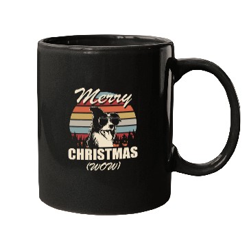 Discover Border Collie Pet Merry Christmas from Border Collie funny Christmas Mugs