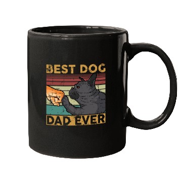Discover French Bulldog Pet bests dog dad ever Mugs