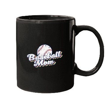 Discover Sport Baseball Mom Vintage Print Softball Mom Mothers Day Mugs