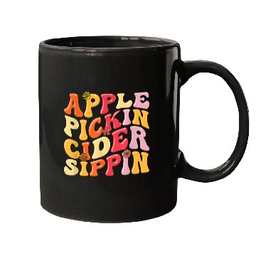 Discover Apple Cider Fruit Picker Harvest Season Funny Apple Picking Mugs