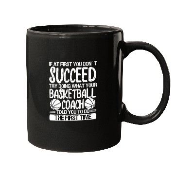 Discover Sport Basketball Coach Mugs