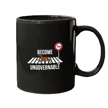 Discover Dachshund Pet Skateboarding Become Ungovernable Mugs