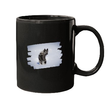 Discover Elkhound Pet Grey Mugs