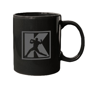 Discover Sport Baseball Pitcher Strikeout K Pitching Design Baseball Saying 2 Mugs