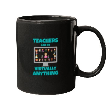 Discover Teacher Appreciation Gift From Student Funny Virtual Online Mugs