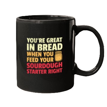 Discover Funny Baker Joke Baking Sourdough Bread Baker Mugs