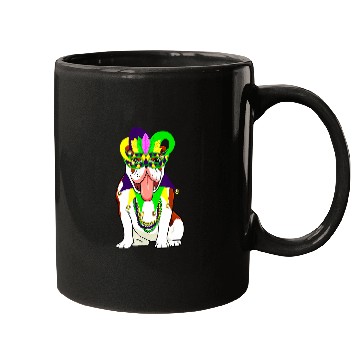 Discover English Bulldog Pet Mardi Gras Carnival Pet Mugs