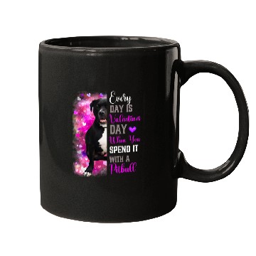 Discover Pitbull Pet Womens Pitbull Mom Funny Valentines Day Dog Lovers Bully Pitty 1 Mugs