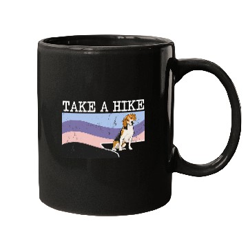 Discover Beagle Pet Take A Hike Beagle Funny Graphic Hiking 8 Mugs