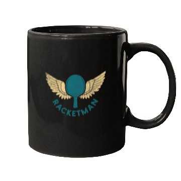 Discover Sport Ping Pong racketman Mugs