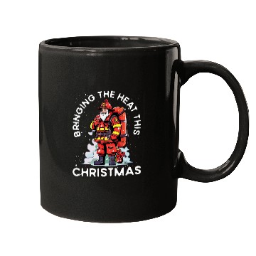 Discover Firefighter Christmas Happy Holidays Fireman Firefighting 27 Mugs