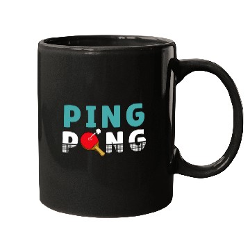 Discover Sport Ping Pong Smash Paddle Racket Sports Mugs