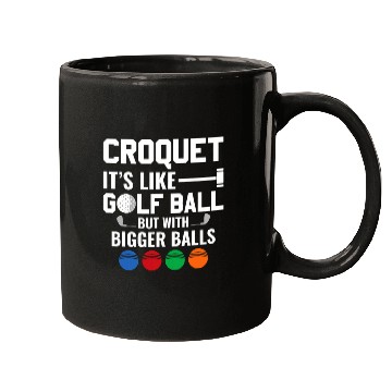 Discover Sport Croquet Like Golf Ball But With Bigger Balls Croquet Player Mugs
