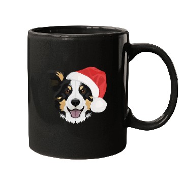 Discover Border Collie Pet Merry Christmas Mugs