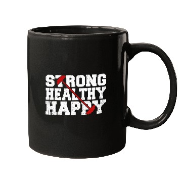 Discover Strong Healthy Happy Fitness Personal Trainer Gym Mugs