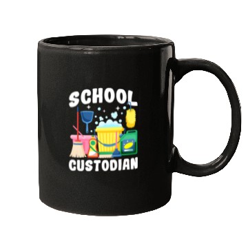 Discover bests School Custodian School Janitor Mugs