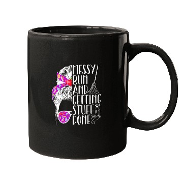 Discover School Custodian Messy Bun School Janitor Mugs