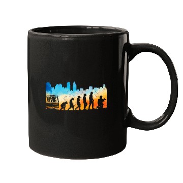 Discover Fireman Boots Evolution Volunteer Firefighter Firefighting Mugs