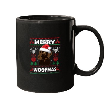Discover Labrador Pet Merry Woofmas Chocolate Lab Christmas Labrador Lover Mugs