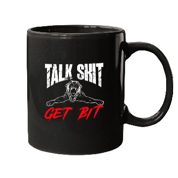 Discover Belgian Malinois Pet Talk Shit Get Bit Belgian Shepherd Malinois Mugs