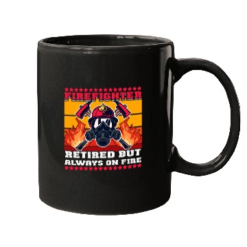 Discover Volunteer Firefighter Fireman Retired on Fires 2Firefighters Mugs