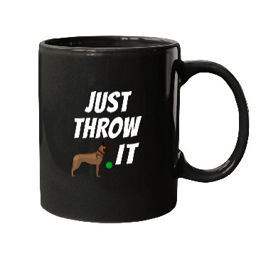 Discover Belgian Malinois Pet Just Throw It Funny Maligator Mugs