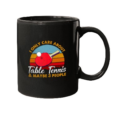 Discover Sport Ping Pong Retro Style Sunset Mugs