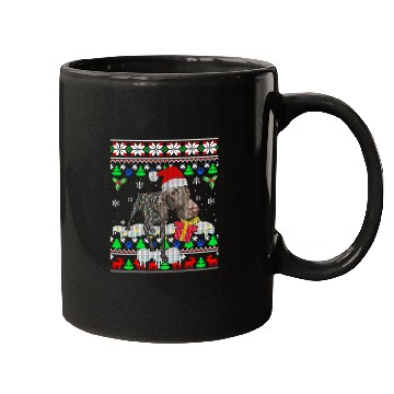 Discover German Shorthaired Pet Christmas Gifts German Shorthaired Pointer Ugly Christmas 8 Mugs