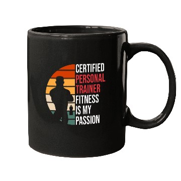 Discover Certified Personal Trainer Fitness Is My Passion For Coach Mugs