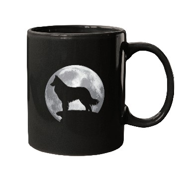 Discover Belgian Shepherd Pet Eclipse Full Moon Halloween Costume Mugs